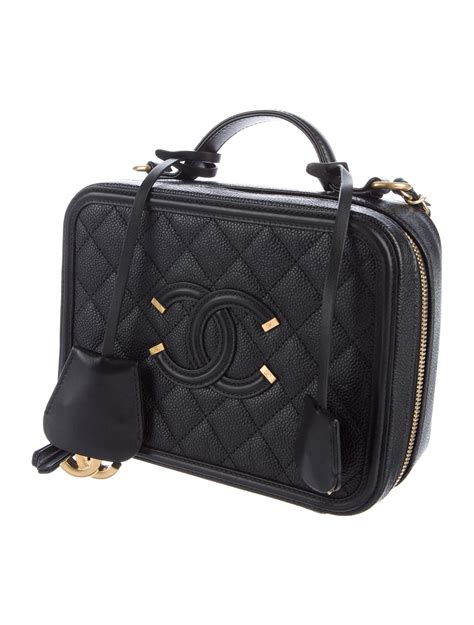 chanel filigree vanity|Chanel vanity bag vintage.